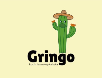 Projekt logo dla firmy Gringo Kuchnia meksykańska | Projektowanie logo